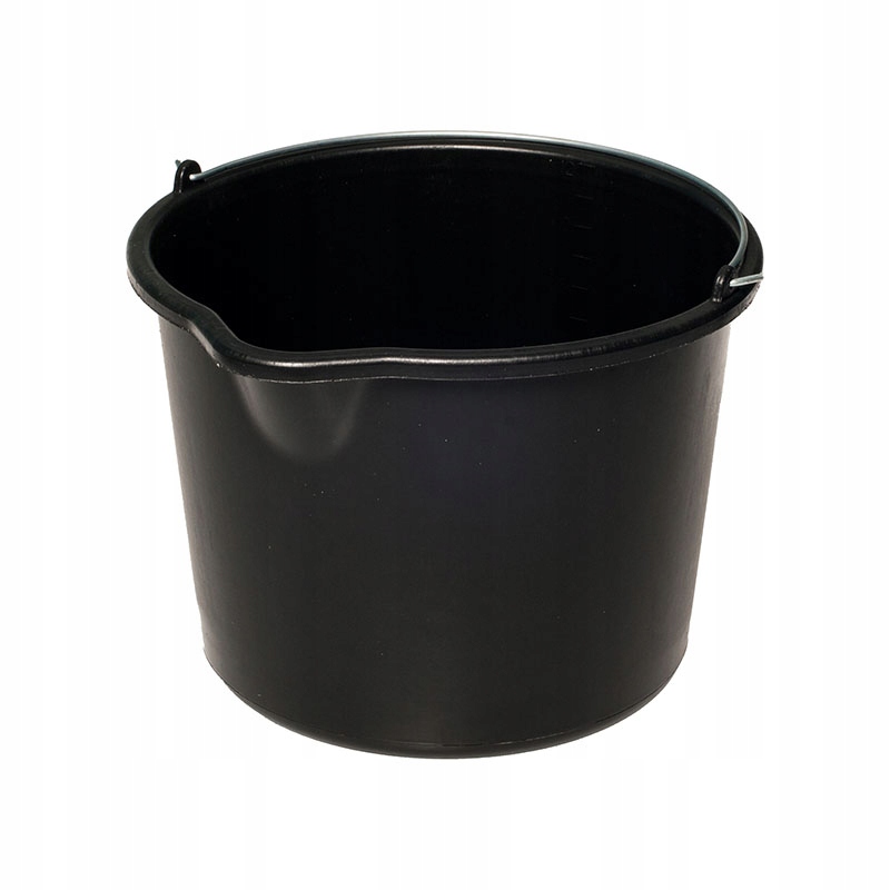 

Wiadro Budowlane 12L Czarne Gospodarcze 22 x 30cm