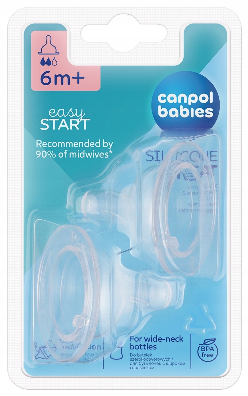 

Smoczek Canpol Babies 21731 Przezroczysty 2 szt