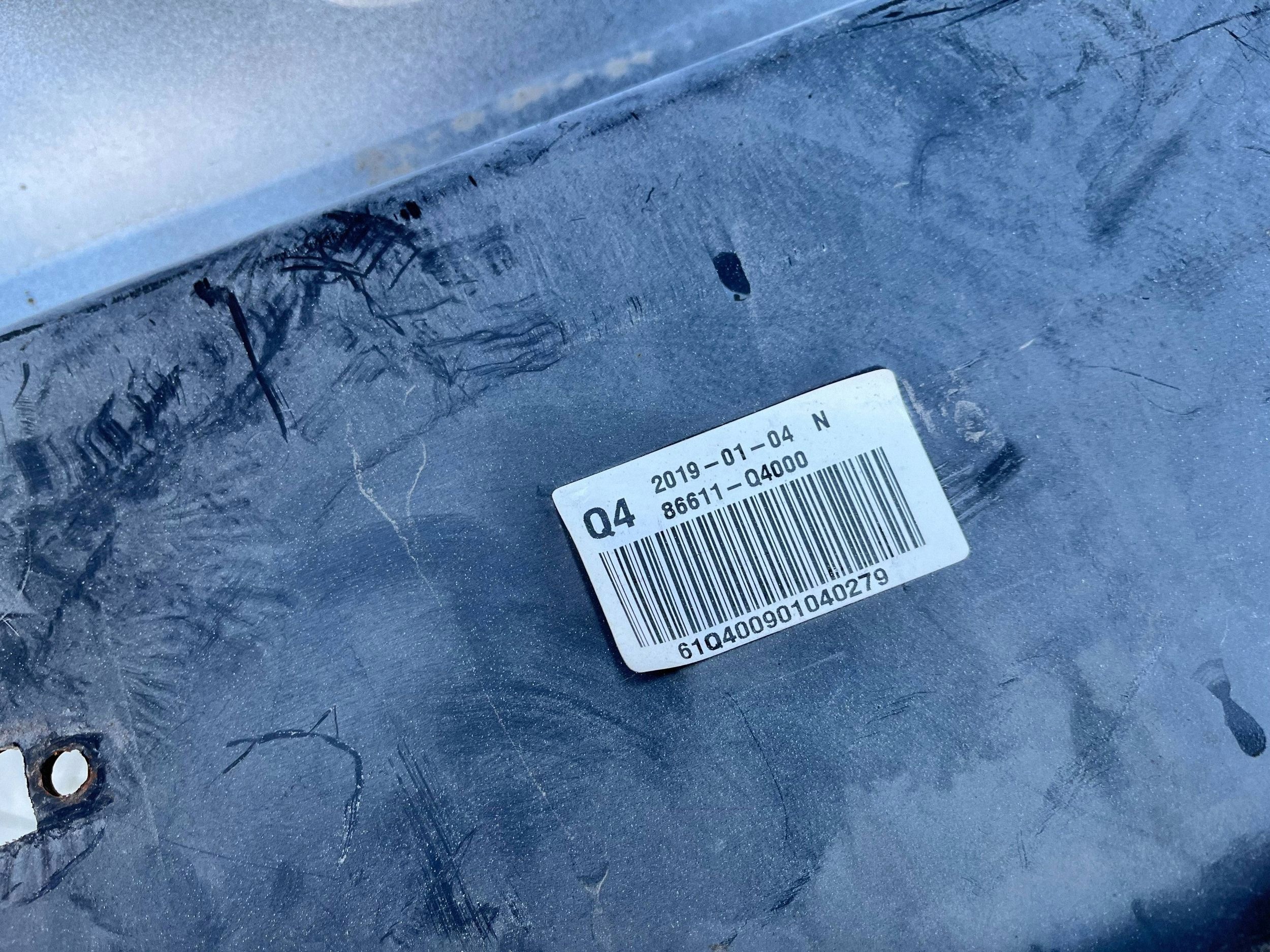 bumper rear rear part KIA NIRO 86600Q4090 @M