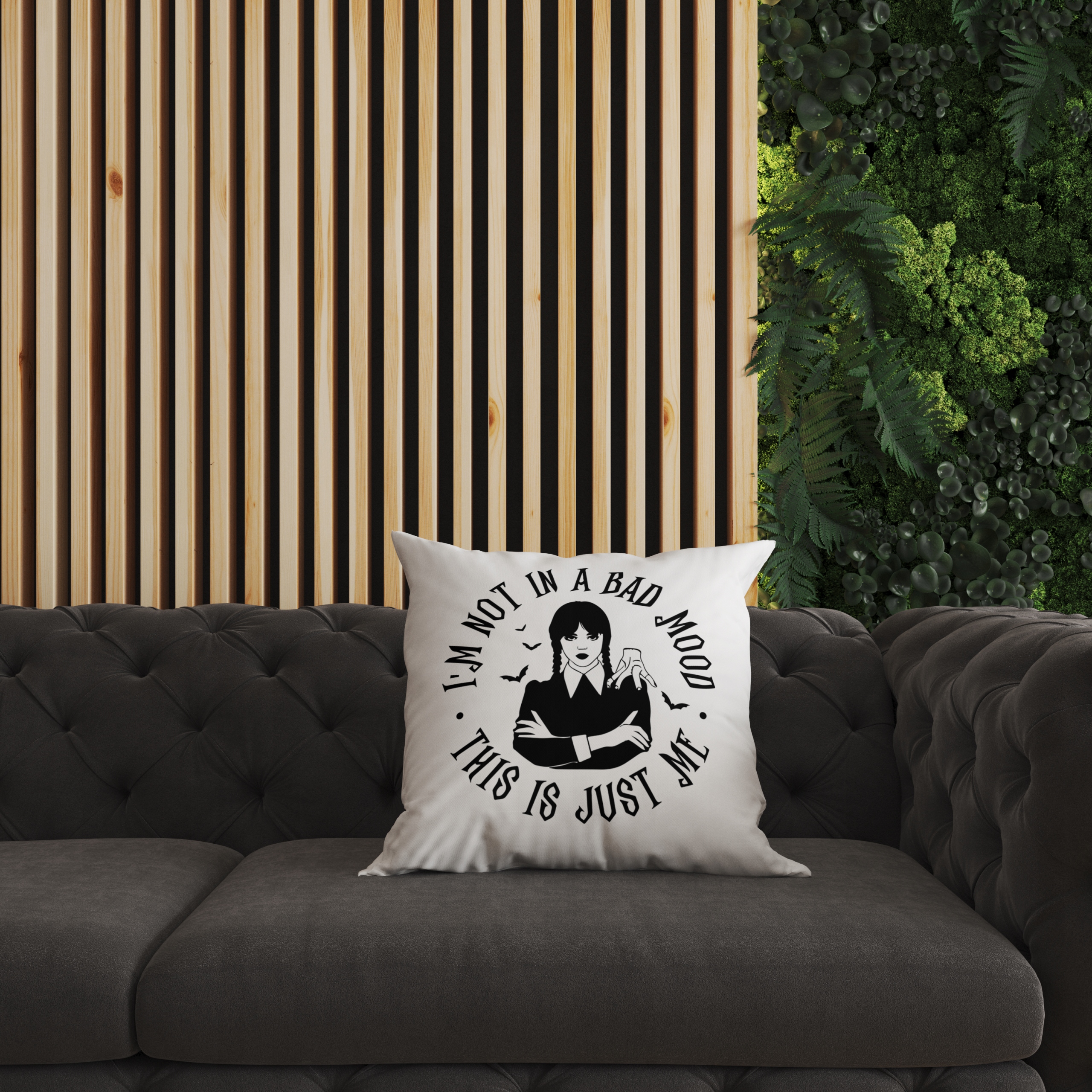 PODUSZKA Z WYPEŁNIENIEM SERIAL WEDNESDAY ADDAMS JAKOŚĆ PREMIUM Marka inna