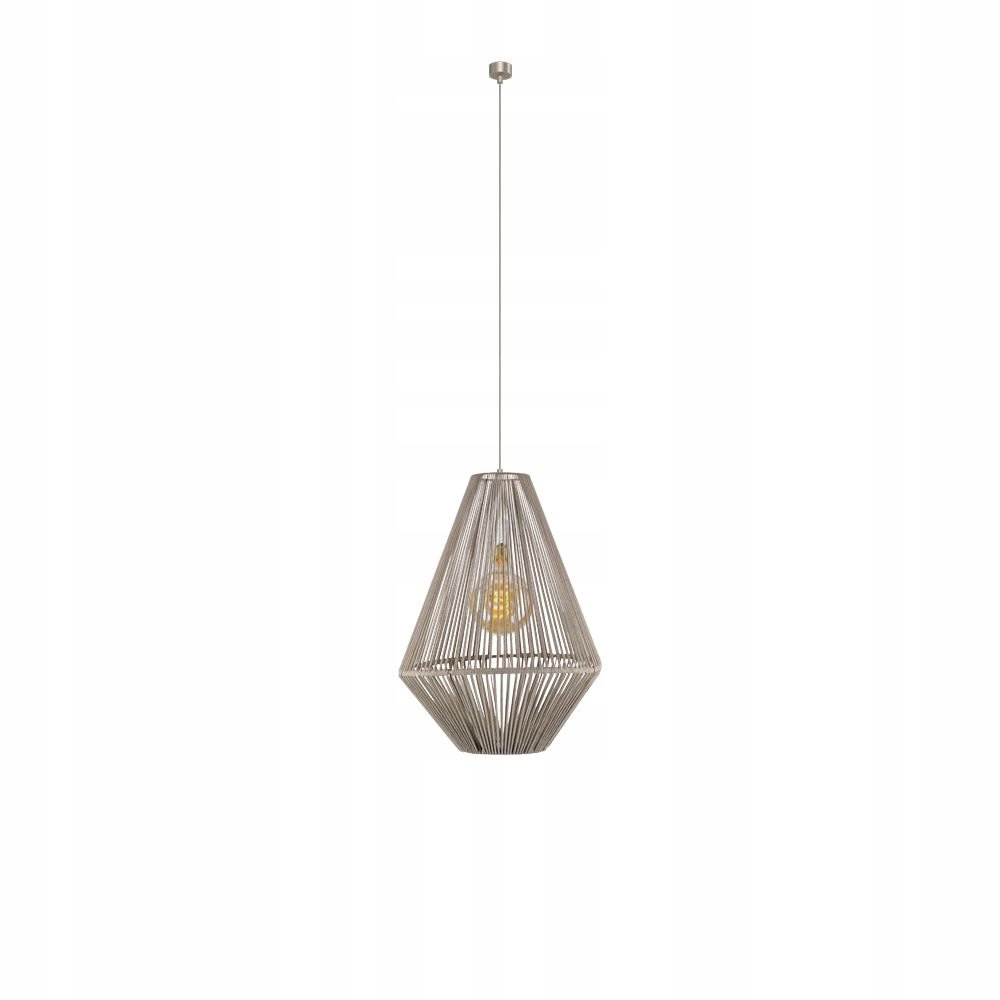 Prírodná béžová závesná lampa boho handmade Hagata 1 5127 Antigo