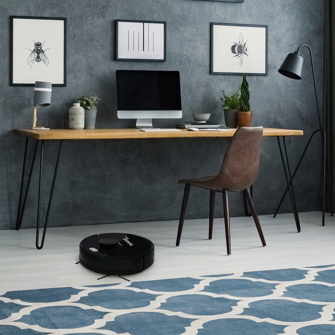 ROBOT SPRZĄTAJĄCY MOPUJĄCY ODKURZACZ AUTOMATYCZNY LASEROWY 2w1 MOCNY WEBBER Model 05X580