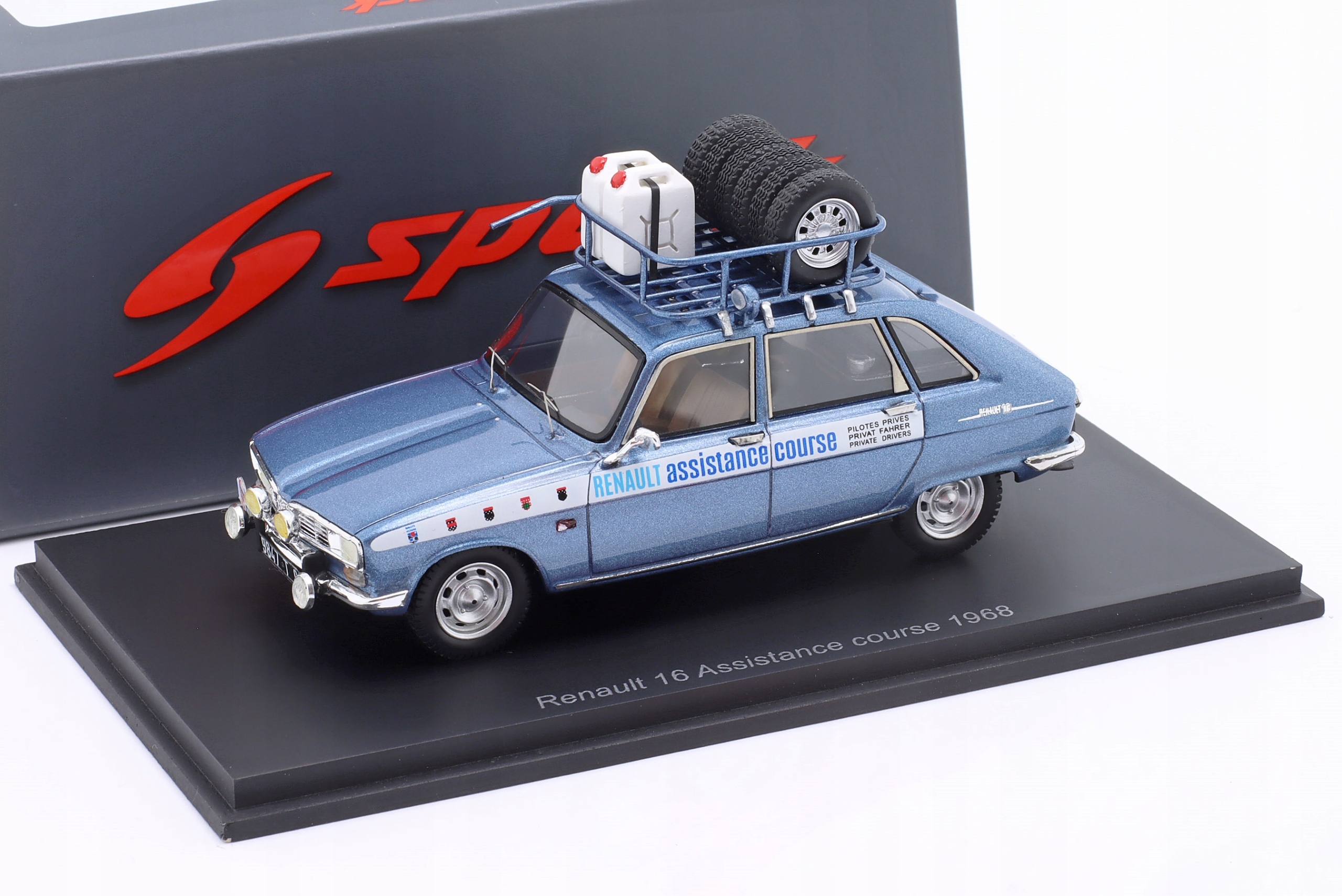 Spark Renault 16 Assistance Rallye „Team Renault Course“ 1968 1:43