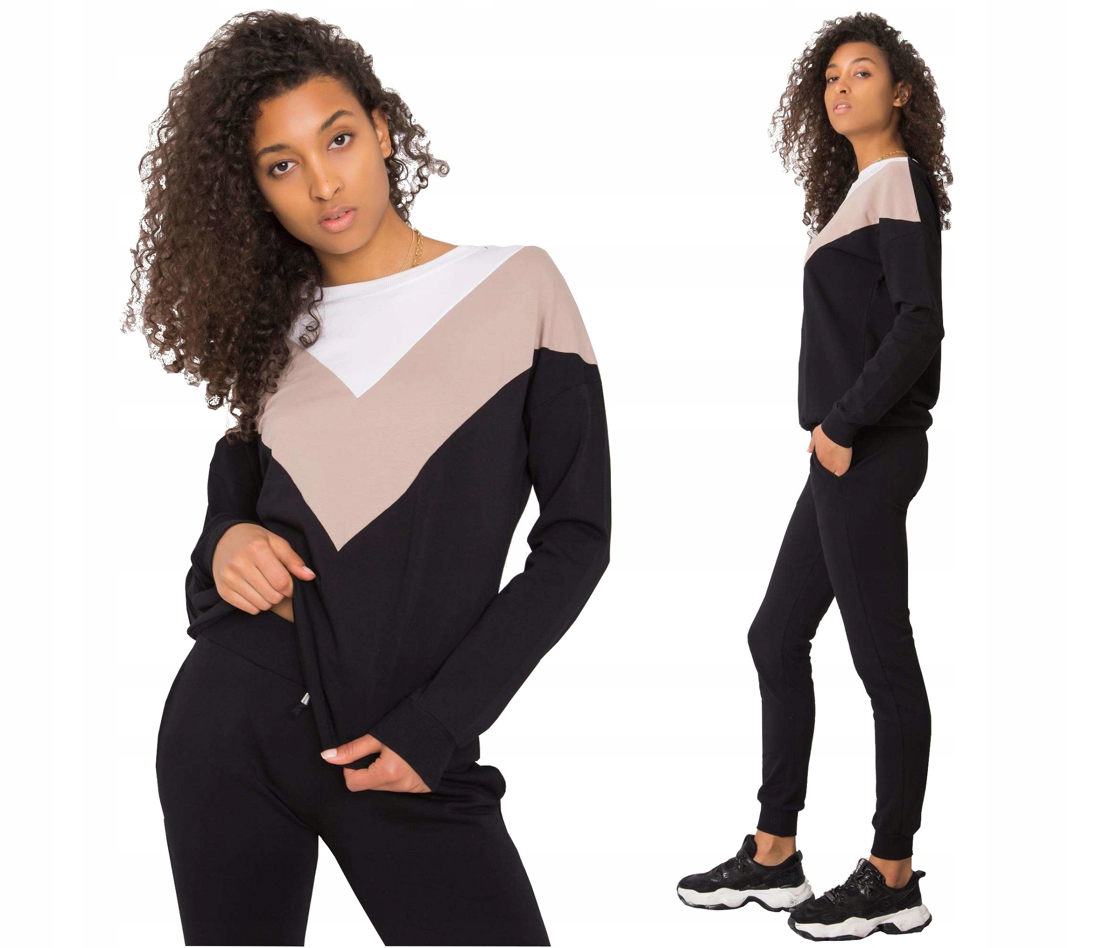

Komplet Damski dres 2-cz Dresy F715 czarny 38 M