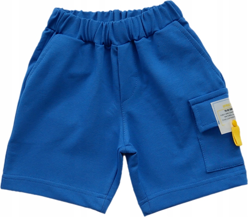 

Krótkie spodenki z naszywkami Gamet 104 niebieskie