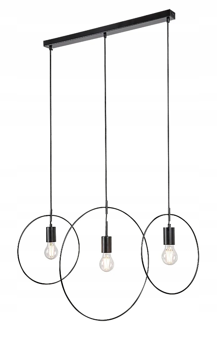 Závěsná lampa E27 3x40W černá matná 72019 Dilara Rabalux