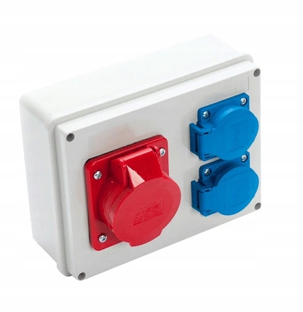 Stavební rozvaděč stavební s zásuvkami 16A 2x250V IP44 Viplast