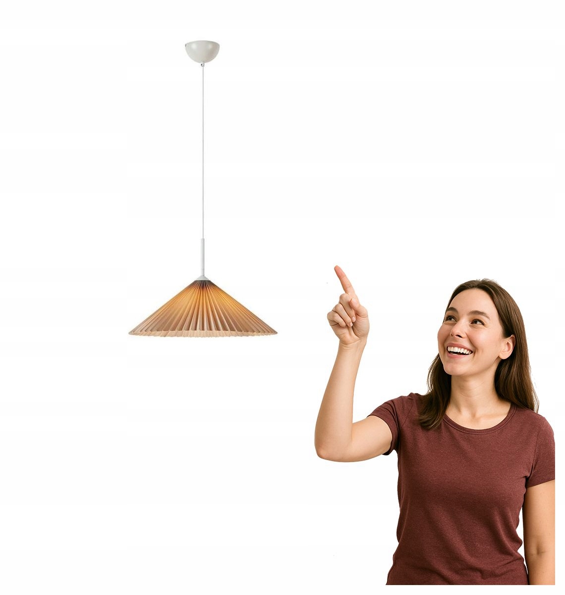 Závesná lampa Plisado 50 cm Markslojd