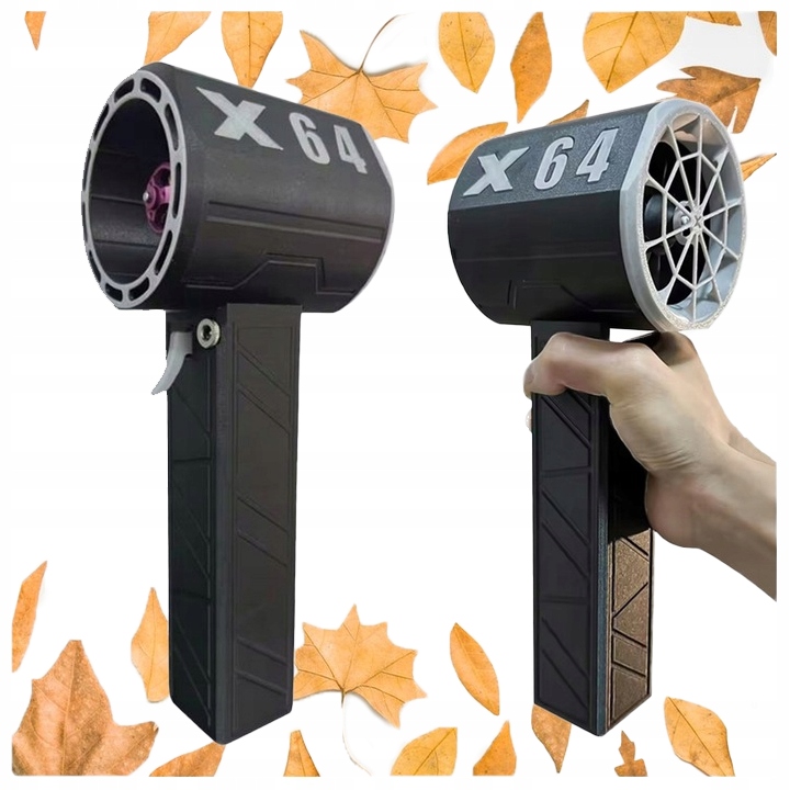 Bezprzewodowa Dmuchawa Do Liści Moc Sprężone Powietrze X64 Turbo 190KM/H