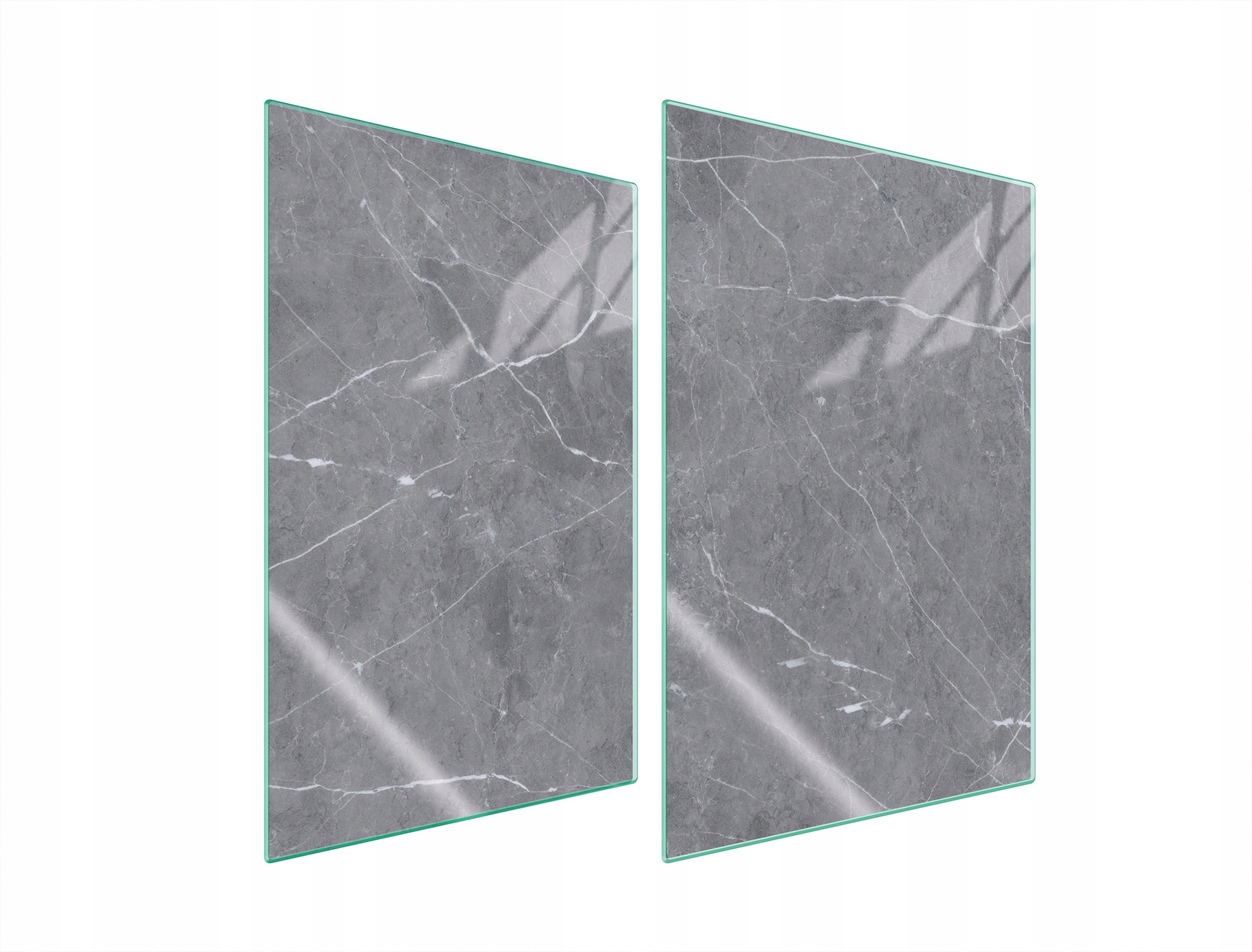 Skleněná Ochranná Deska Do Kuchyně 2x35x52 Mramorové Tvrzené Sklo