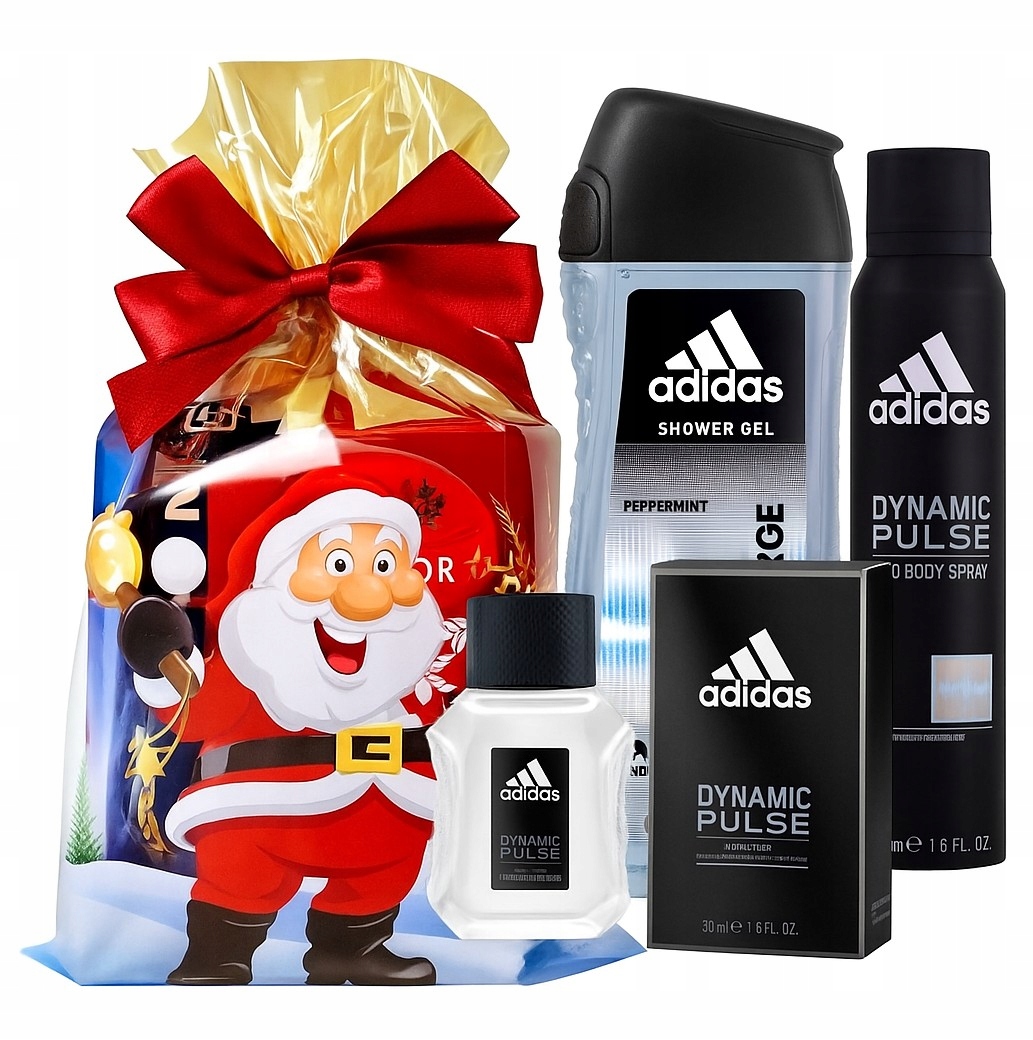 Adidas Dynamic Pulse dárková sada pro chlapce gel 3v1 deodorant voda