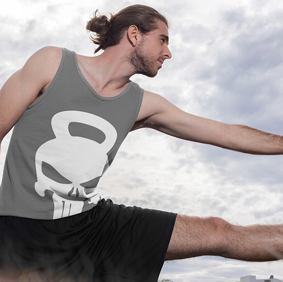 TANK TOP SIŁOWNIA PUNISHER GYM Marka inna