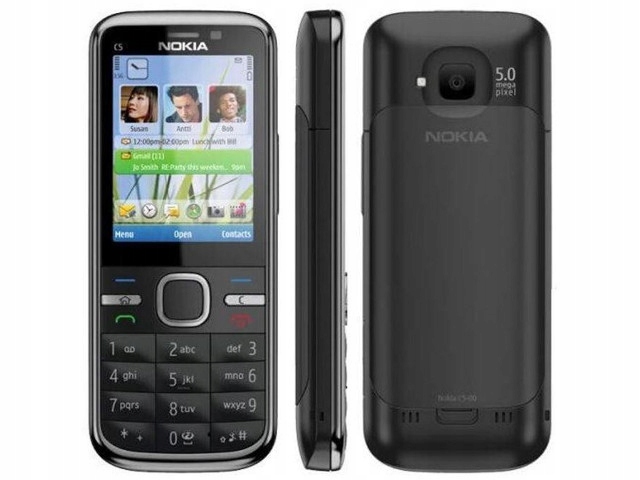 ORYGINALNA NOKIA C5 C5-00 KOMPLET ZESTAW GRATISY Pamięć RAM 256 MB