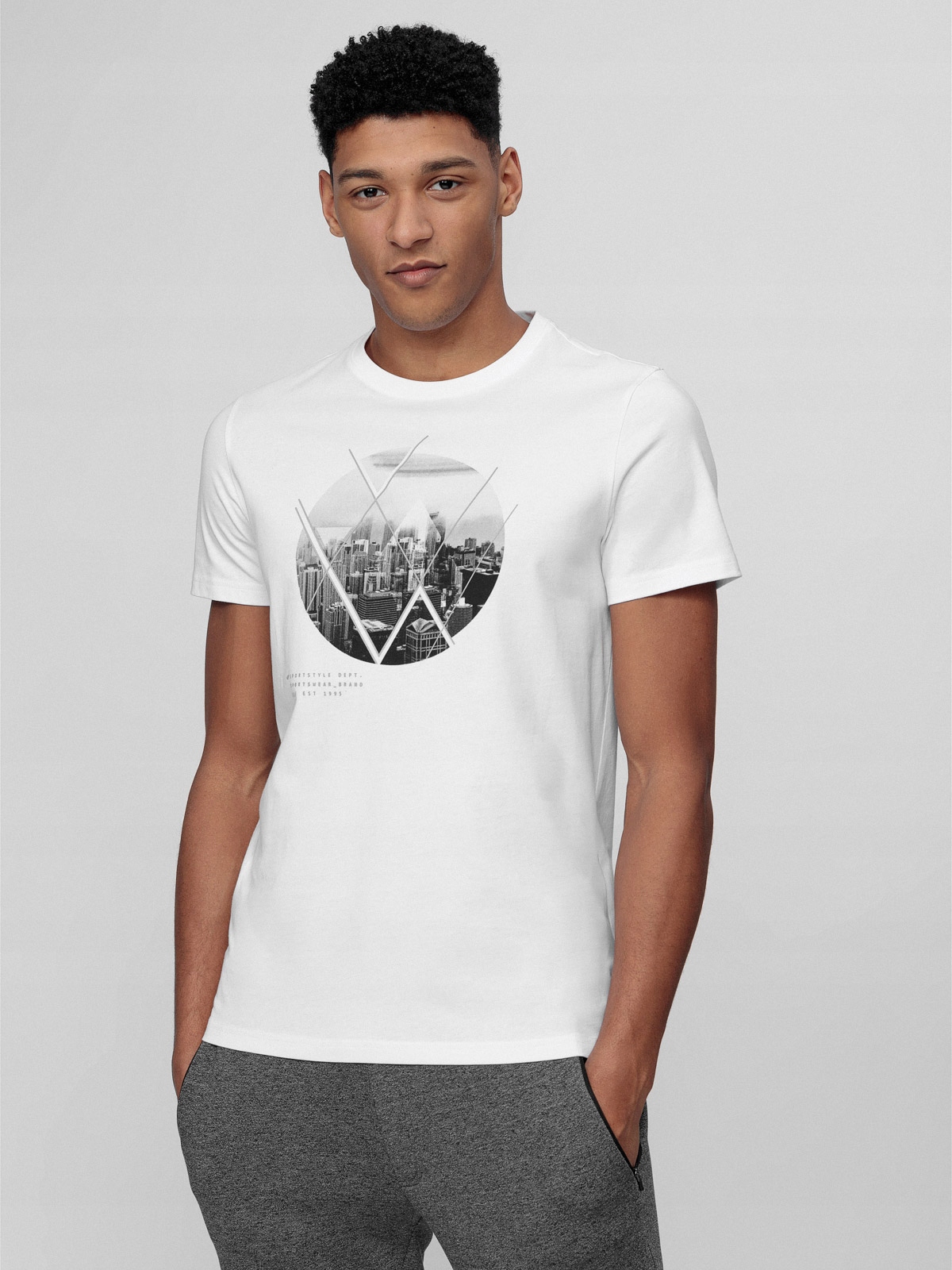 

T-shirt Męski 4F Koszulka TSM023 H4L21