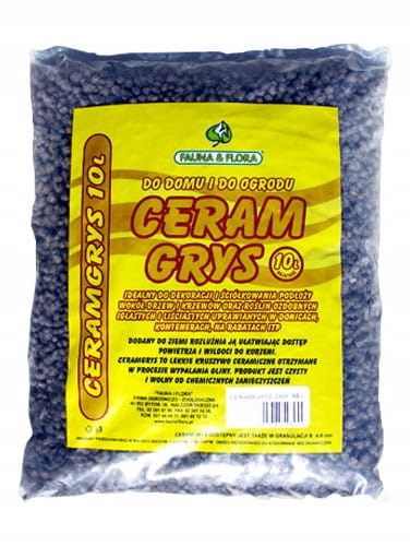 KERAMZYT OGRODNICZY DO ŚCIÓŁKOWANIA PODŁOŻA KWIATÓW DOMOWYCH STORCZYKÓW 10L