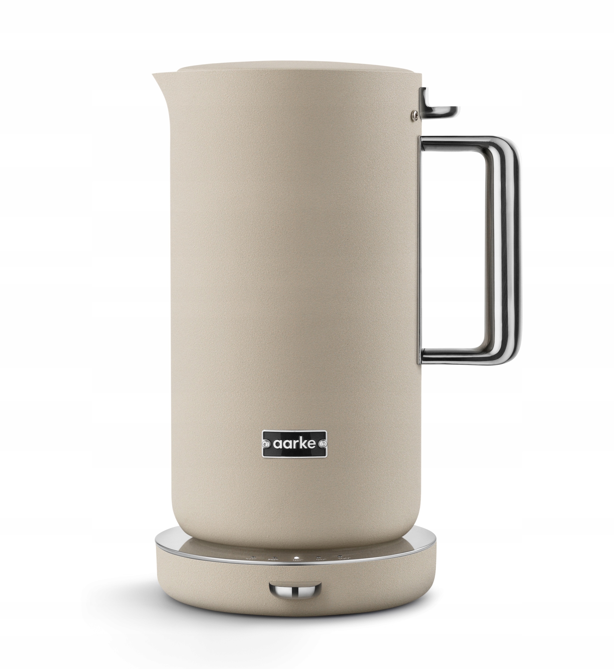 Aarke Ocelová elektrická konvice s regulací teploty 1,2 l, béžová matná