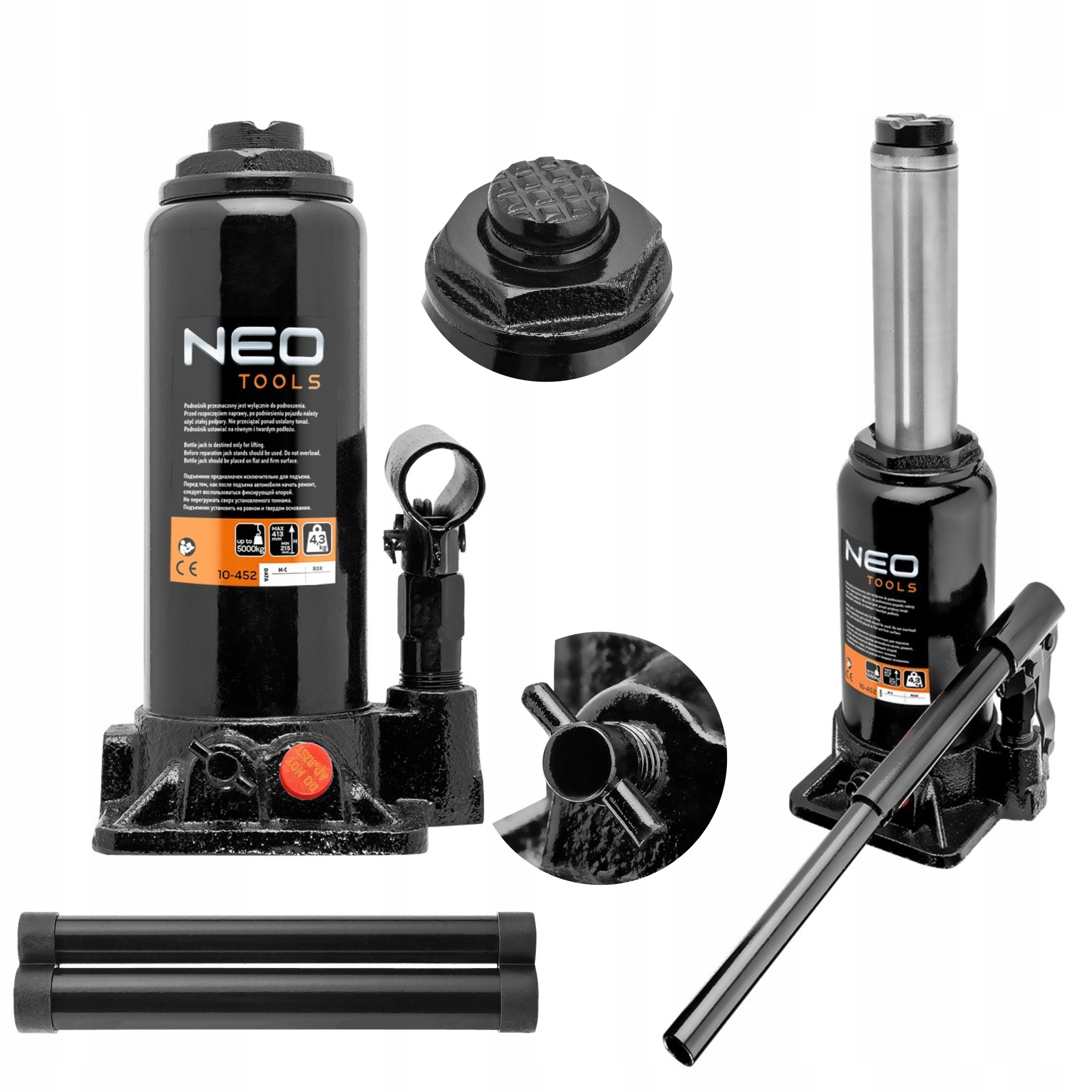 

Neo Podnośnik Hydrauliczny Słupkowy Lewarek 5T