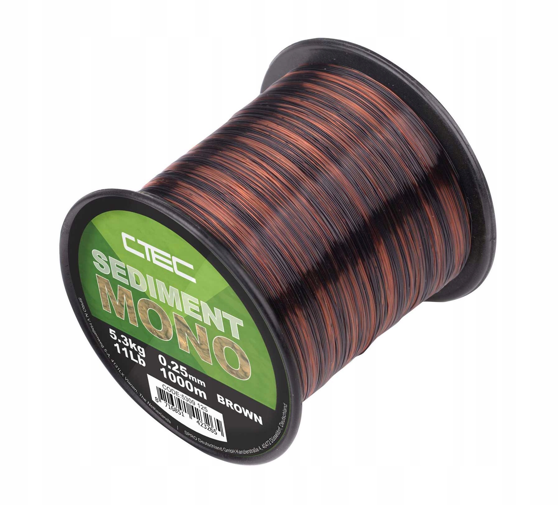 Żyłka Spro C-tec Sediment Mono 0,40mm/800m Brown