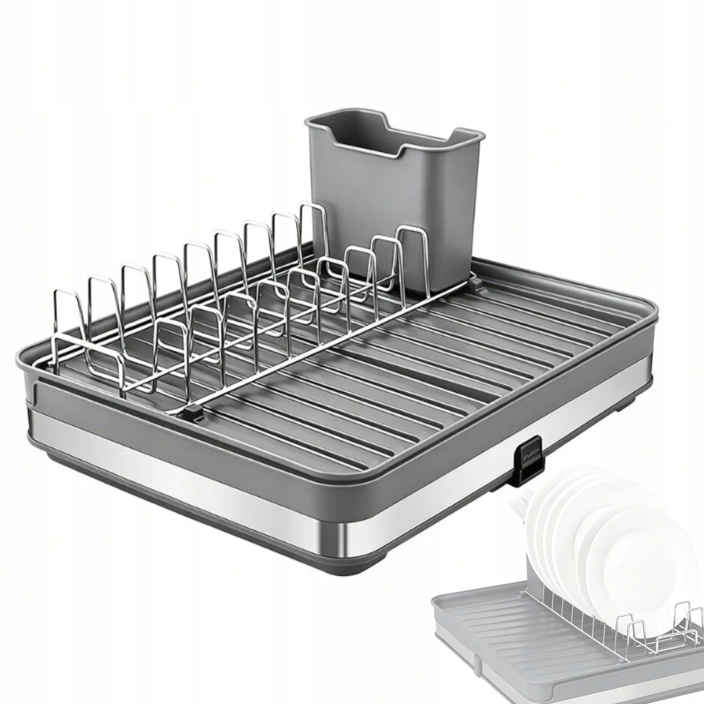 Odkapávač Na Nádobí Odkapávač Na Příbory S Velkou Stojací Miskou