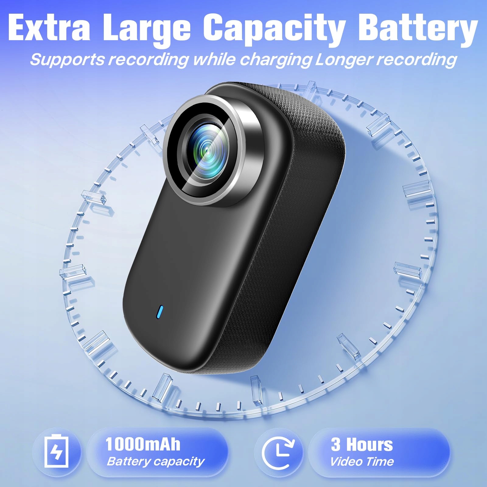 PUDET LUO 4K WiFi Sportowa Kamera Akcji z 1.47" Wyświetlaczem — miniatura 6