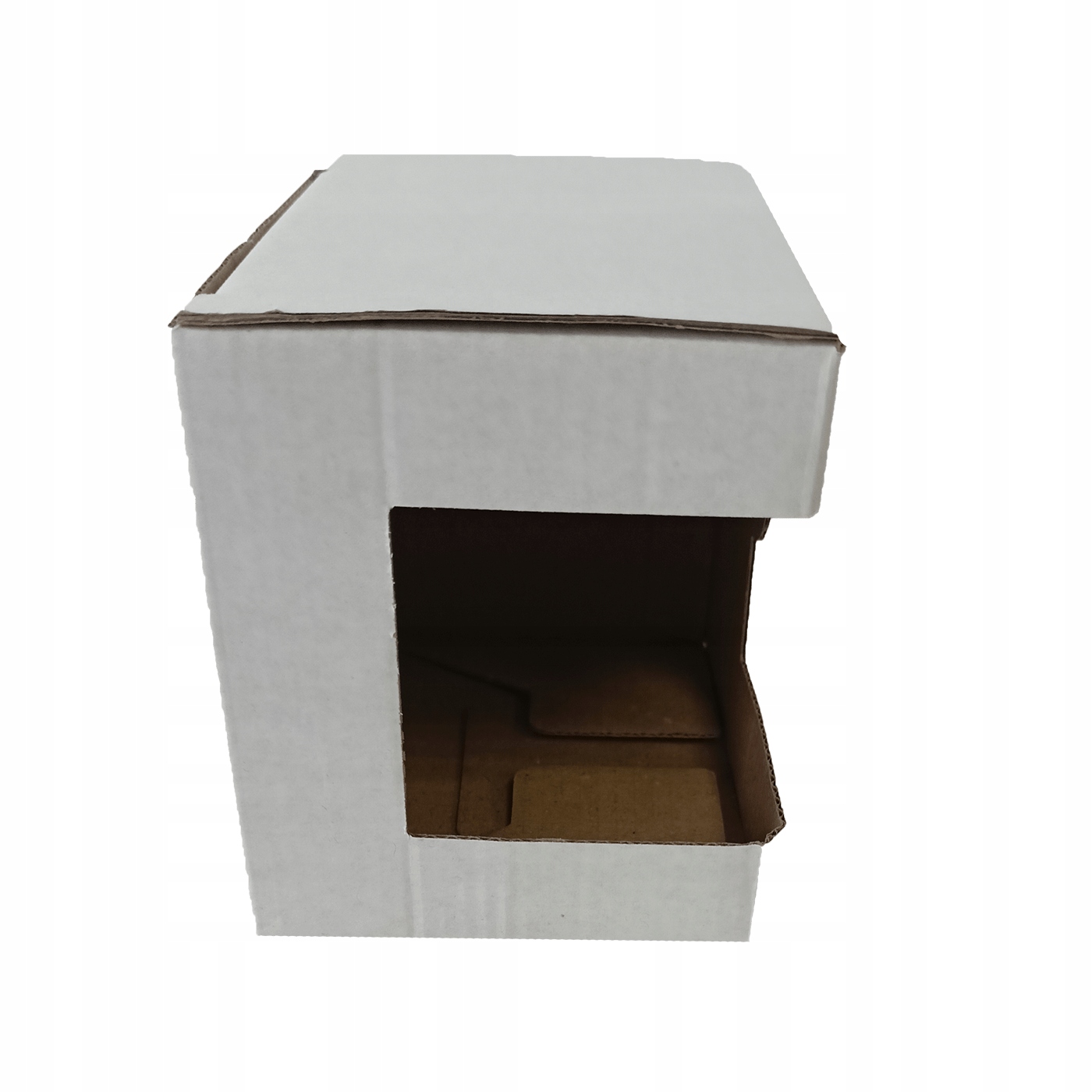 Pudełko z okienkiem do kubków 330 ml KARTONIK Marka bez marki