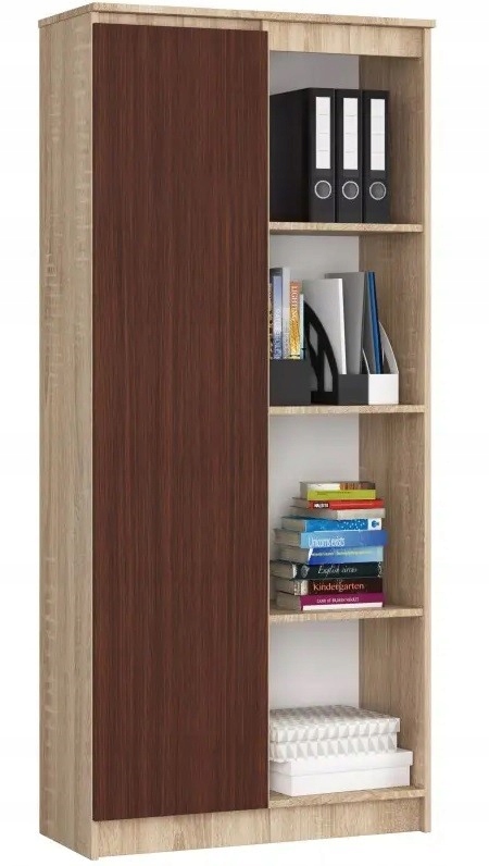 Regál R80 Clp sonoma-wenge na knihy Akd