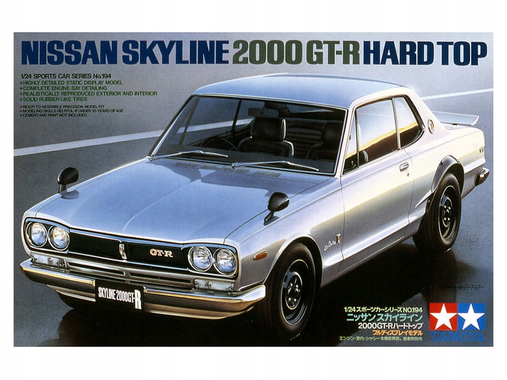 Nissan Skyline 2000 Gt-r Hard Top 1:24 Tamiya 24194