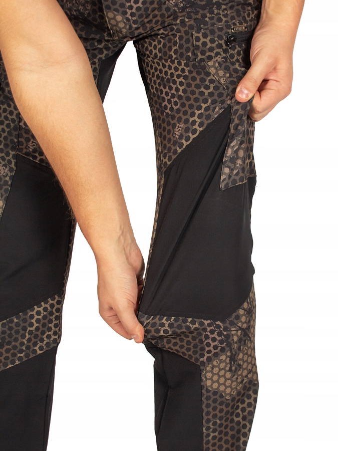 spodnie TREKKINGOWE męskie TURYSTYCZNE trekingowe taktyczne 40 S FIRI Skład materiałowy 91% poliamid 9% elastan