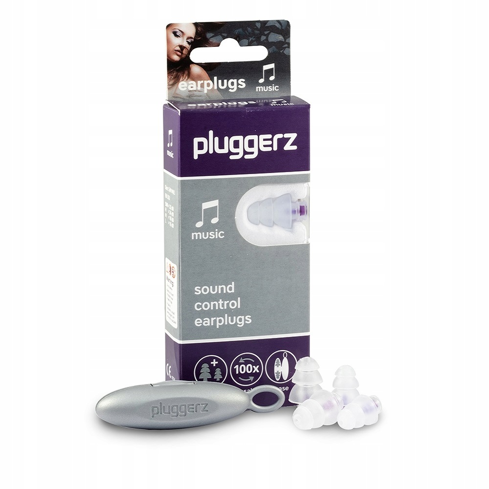Zatyczki Stopery Do Uszu Pluggerz Uni Fit Music Z Filtrem Muzycznym 4 szt