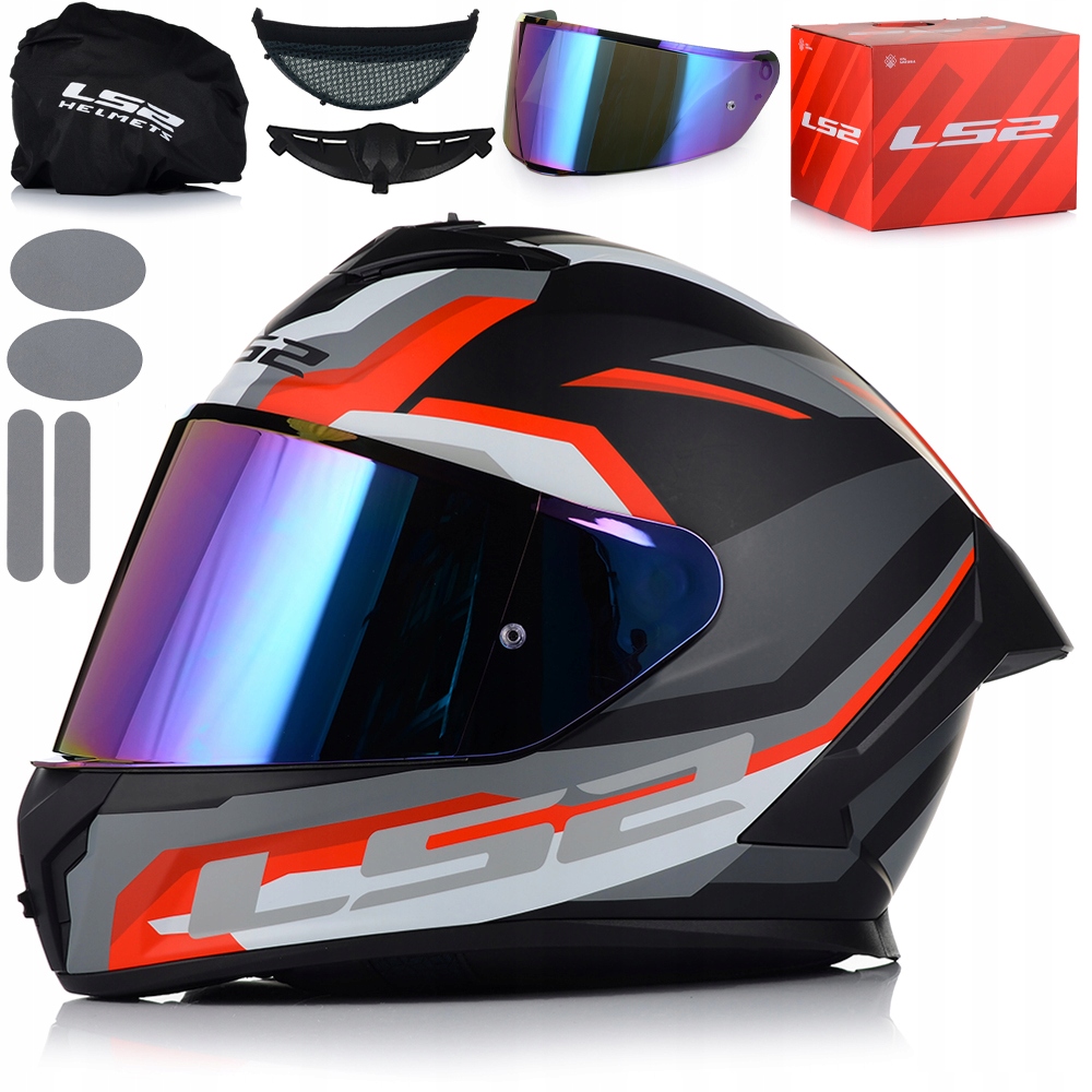Motocyklová Prilba LS2 FF820 Rapid III System Pinlock Ecer 22.06 2x Sklo
