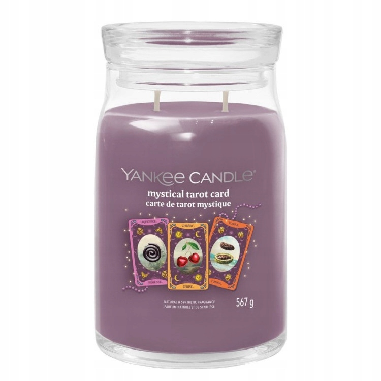 Yankee Candle Mystical Tarot Card velká vonná svíčka 567 g