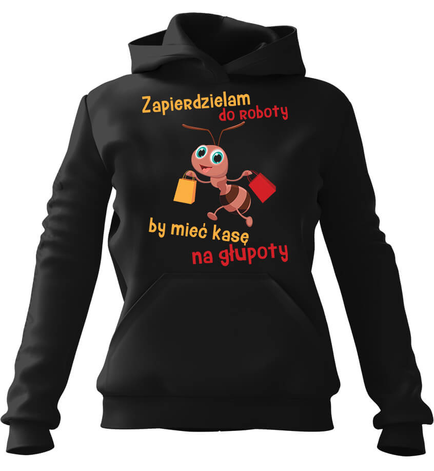 pánská mikina s kapucí Zapůsobila jsem na Práce Černá 2XL Pro něj Chlapa