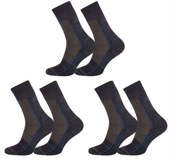 

3 Pary Fjord Nansen Skarpety Trek Kev Merino 43-46