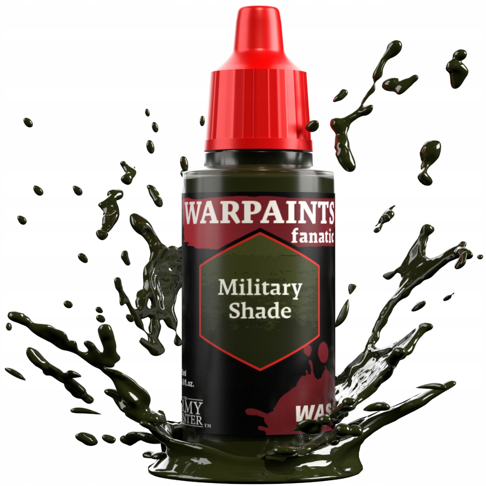 FARBA THE ARMY PAINTER FANATIC WASH MILITARY SHADE 18ml AKRYLOWA
