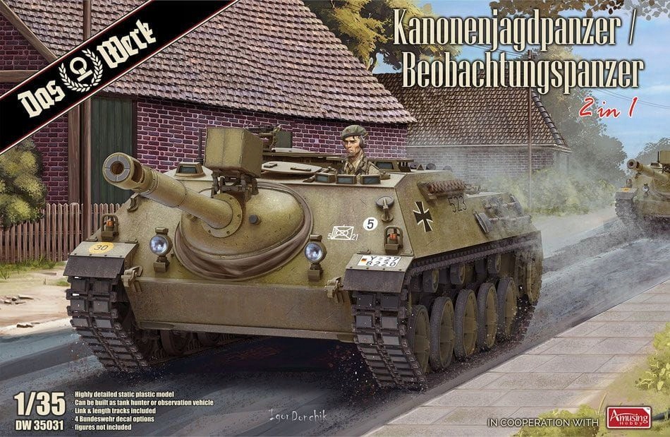 Kanonenjagdpanzer Beobachtungspanzer 1:35 Das Werk 35031