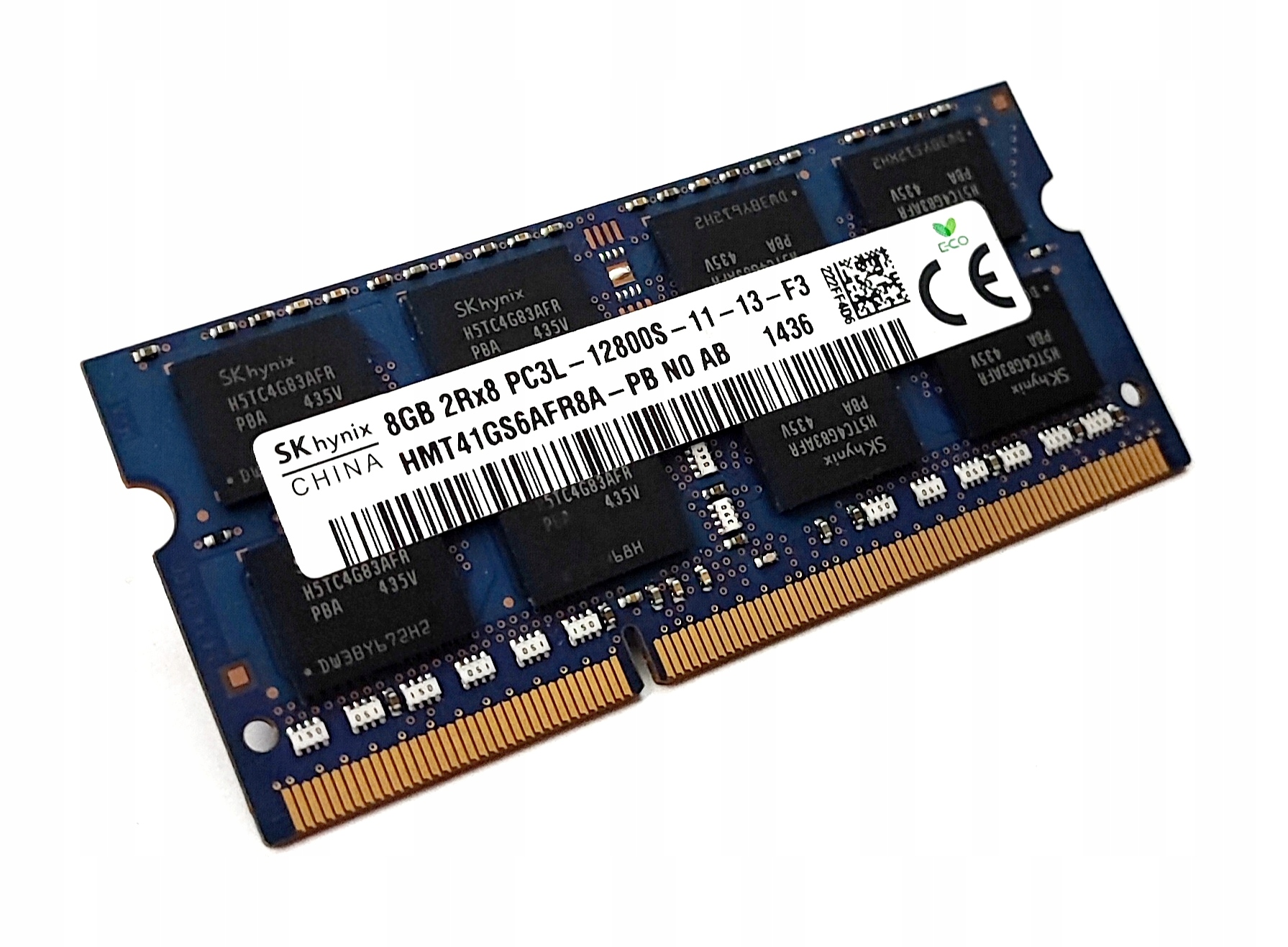 Pamięć Ram 8GB DDR3 Sodimm PC3L 12800S 1600MHz
