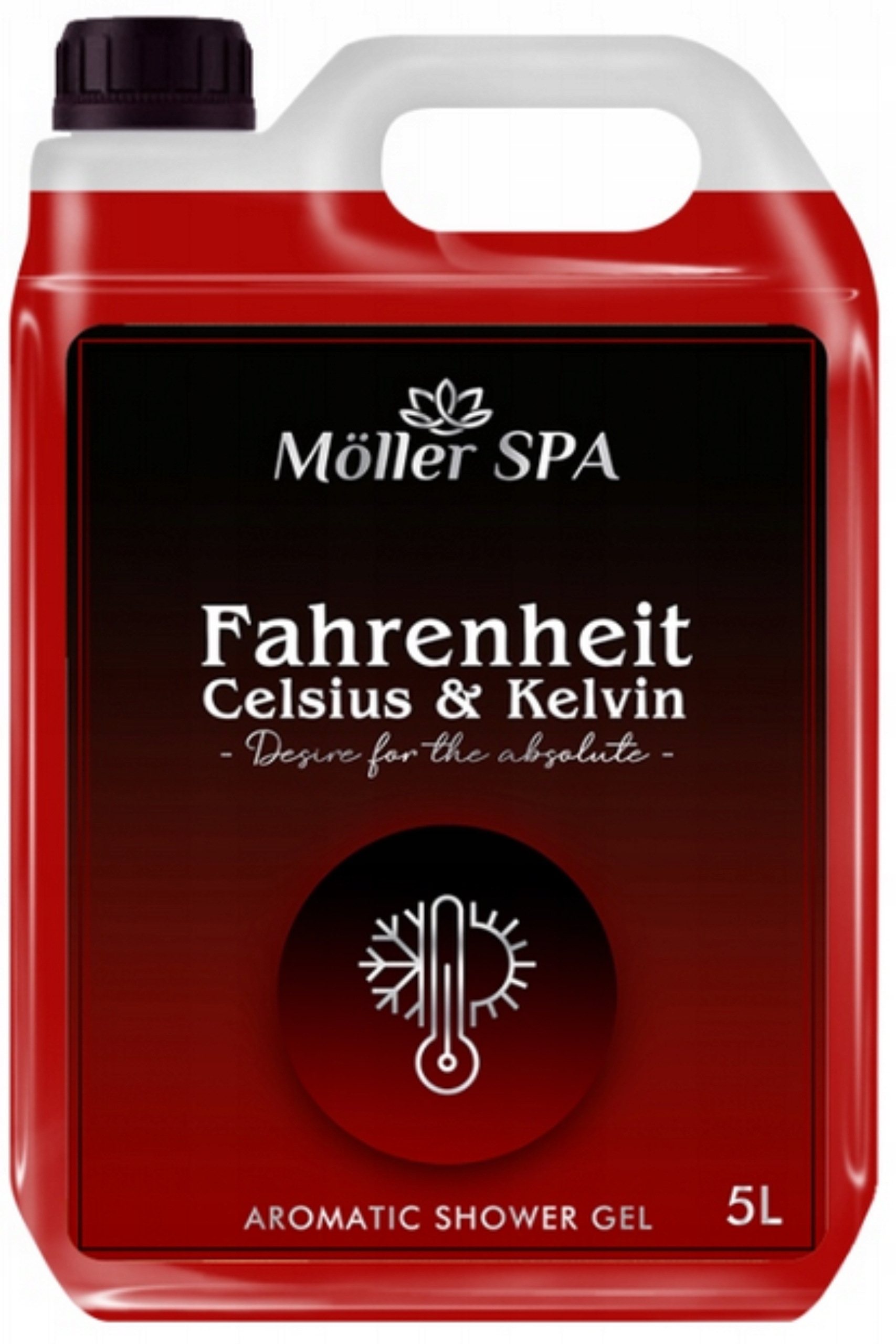 Sprchový gel Fahrenheit Celsius & Kelvin s vůní parfému 5L Den