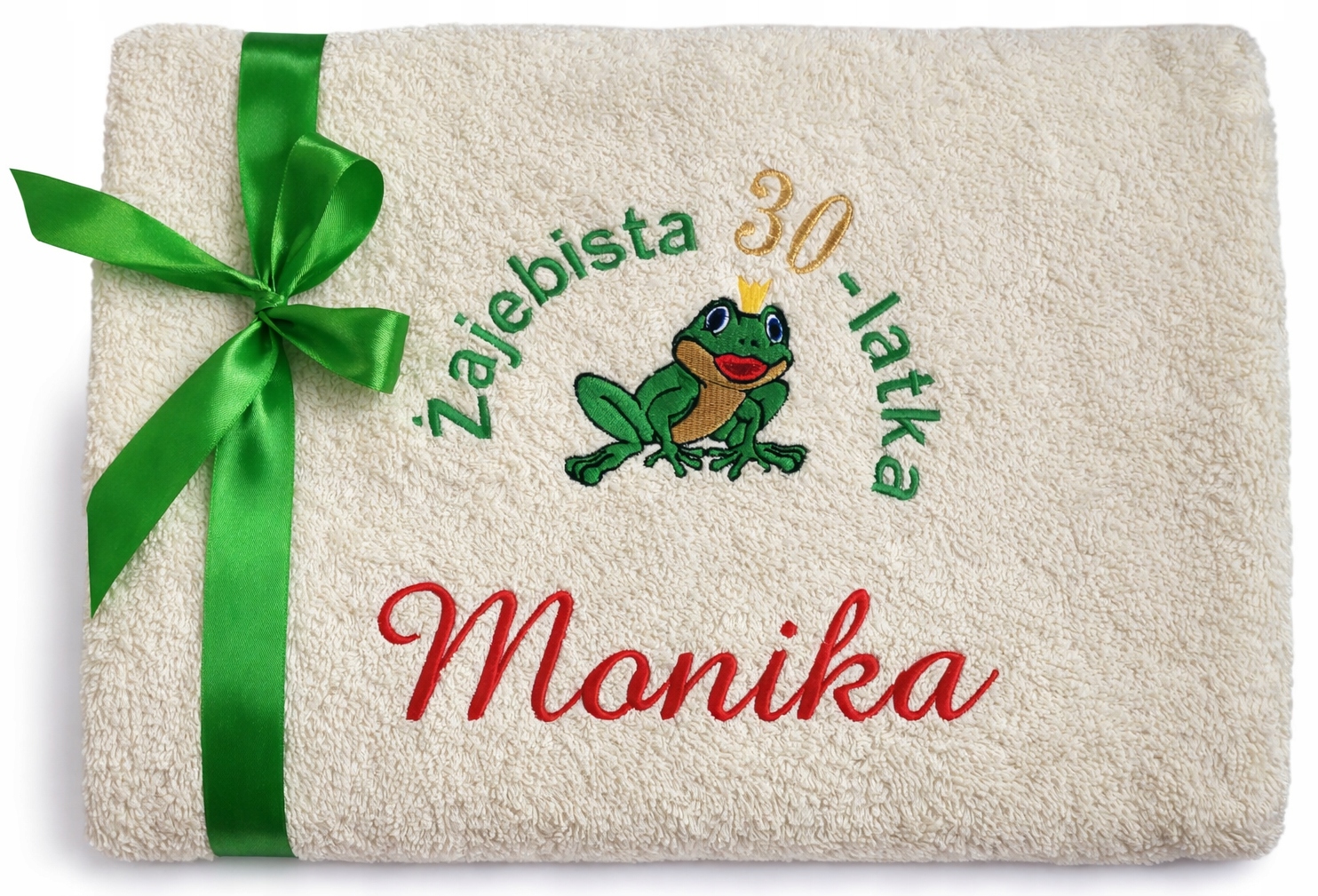 Zabawny Na Urodziny Ręcznik z Haftem Kobiety Dla Dziewczyny Imię
