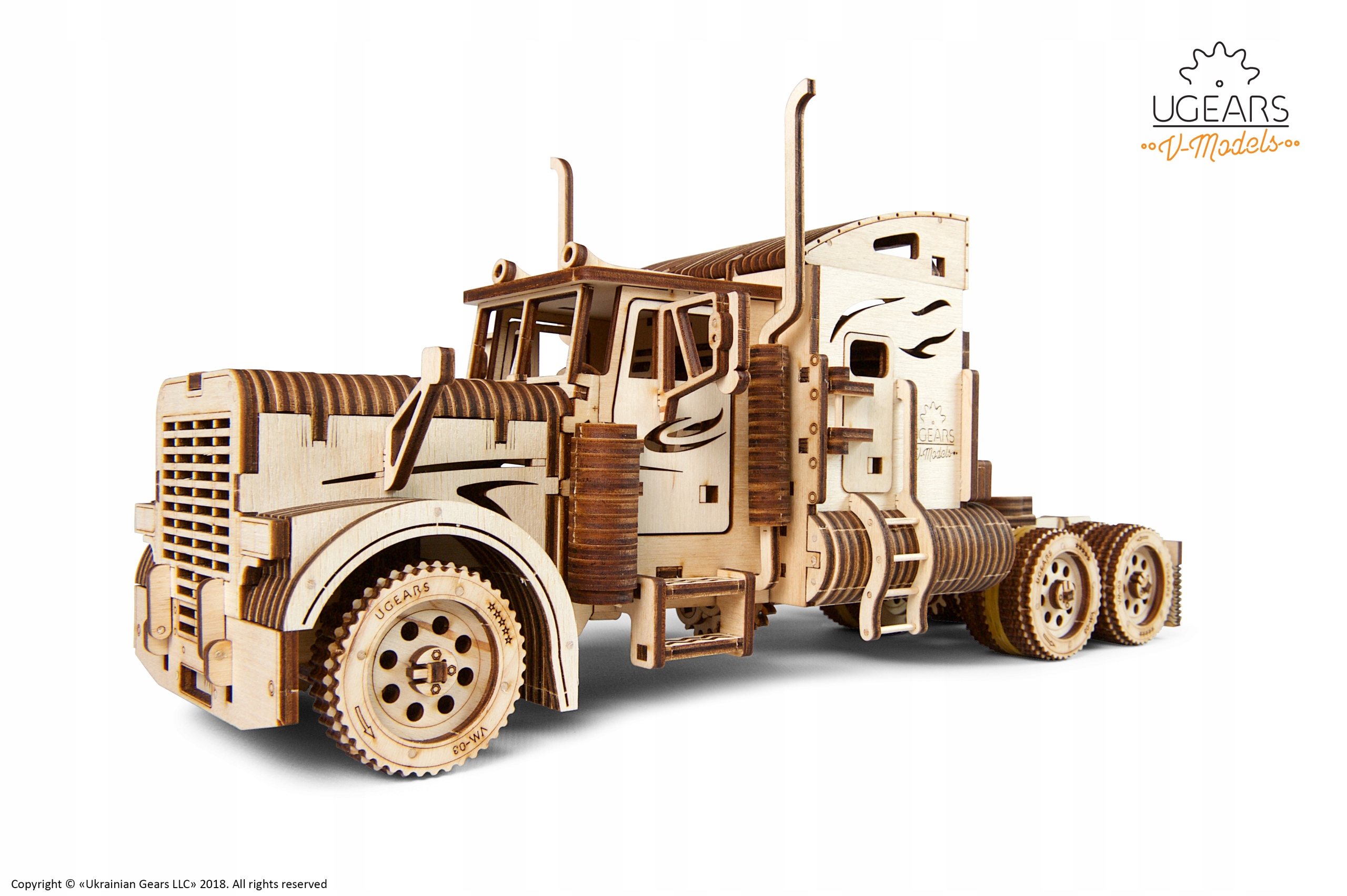 

Piękne Puzzle 3D Drewniane Ciągnik VM-03 uGEARS