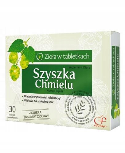 

Colfarm Szyszka chmielu 30 tabletek