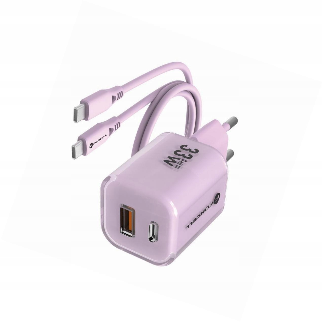Szybka ładowarka Gan 33W 2 porty z kablem Usb-c do Samsung Galaxy S20