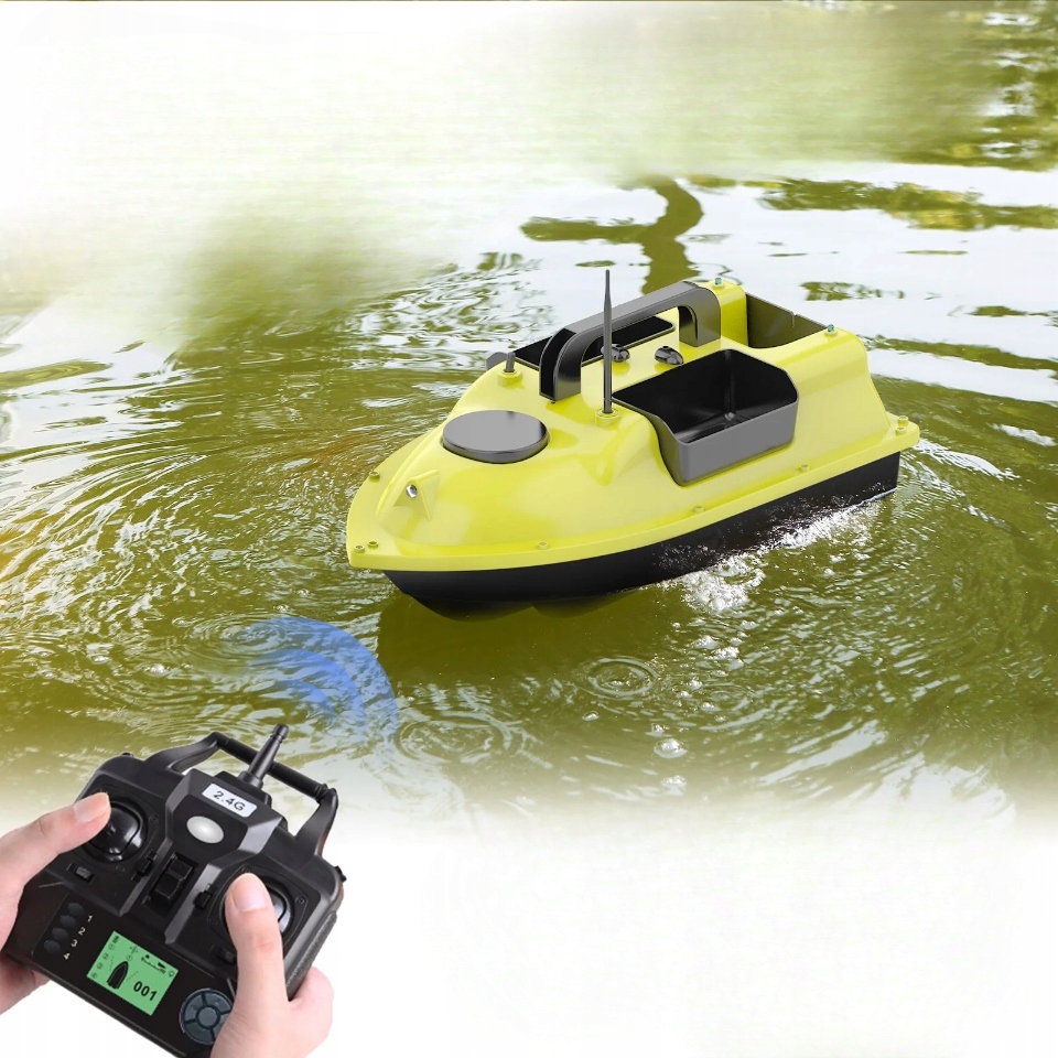 Łódka Zanętowa BigFish D18 z GPS i Akumulatorem 5200mAh Automatyczny Powrót Stan opakowania oryginalne