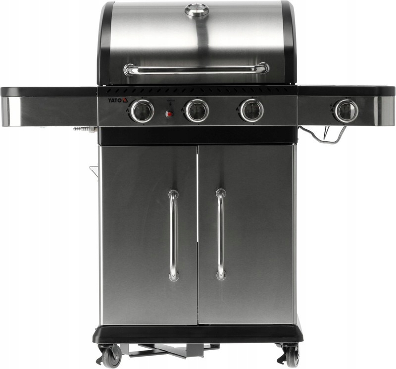 Grill Gazowy 3+1, Stal Nierdzewna 11.2KW