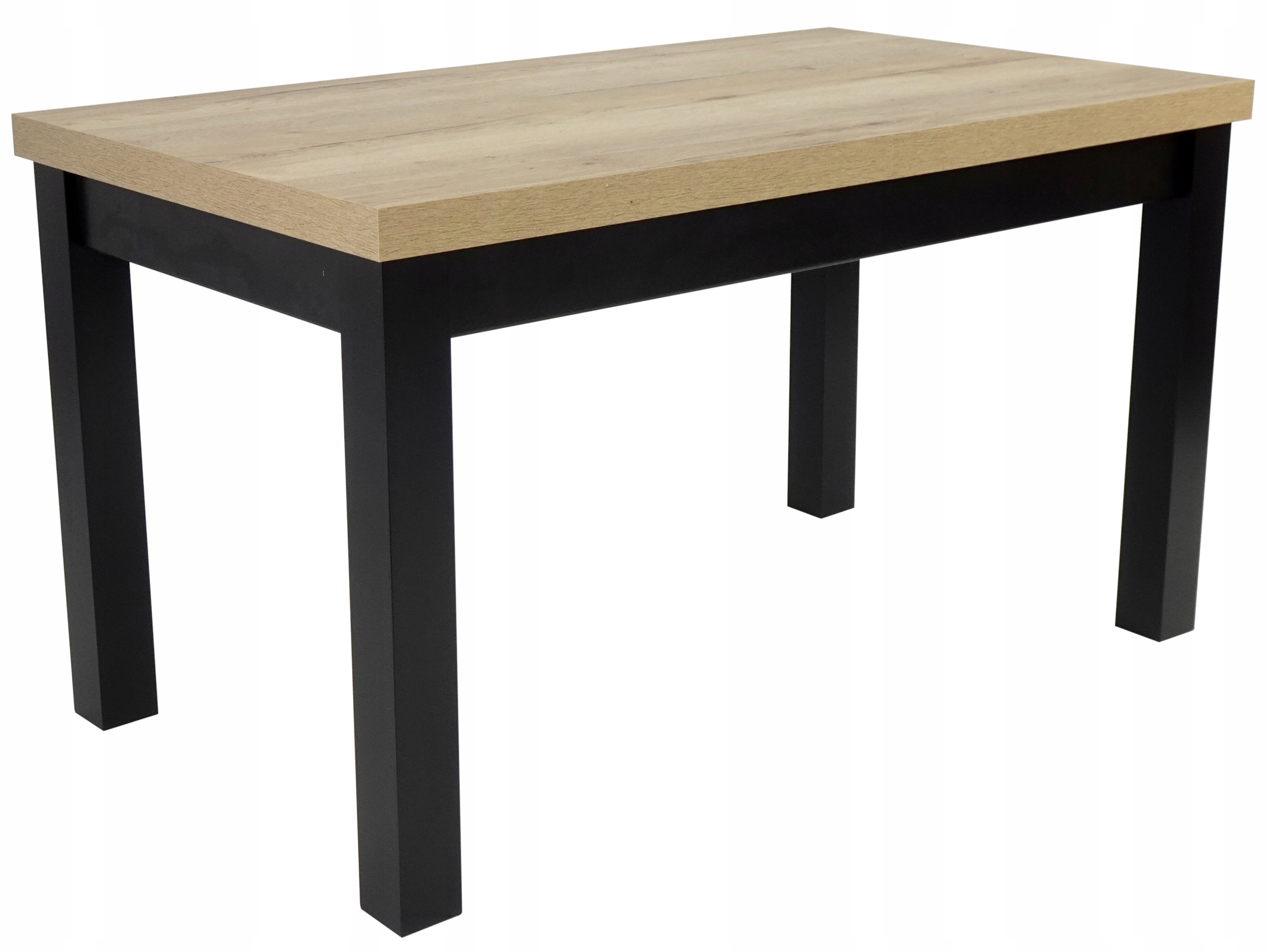 Stół 80x140/180 cm + 6 krzeseł EKO CZARNE Marka Ada-meble