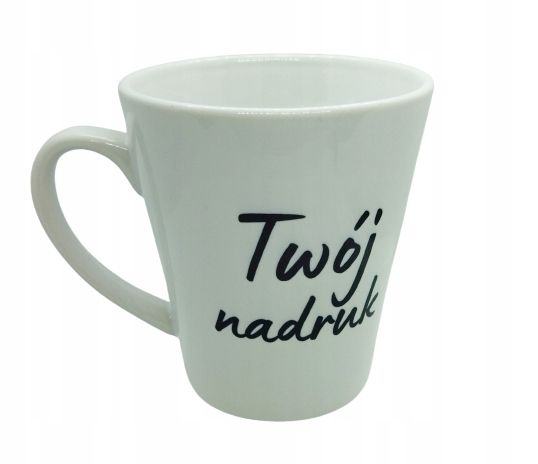 

Kubek latte z własnym nadrukiem, logo, zdjęciem