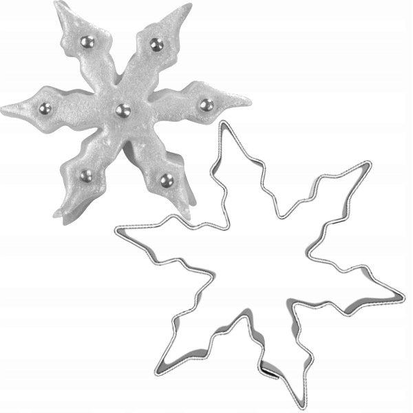 

Foremka śnieżynka 6 cm wykrawacz do ciastek