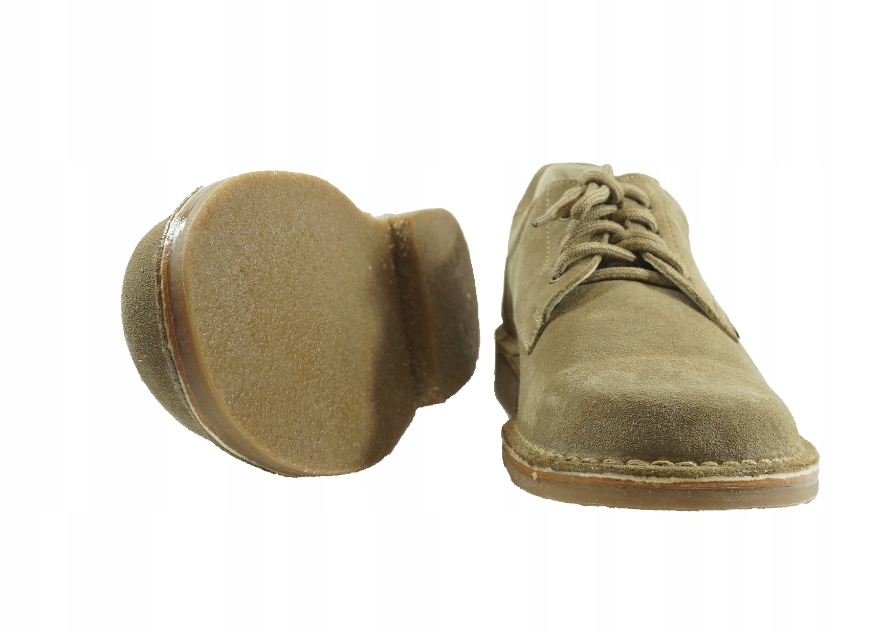 PONADCZASOWE PÓŁBUTY WELUROWE OLIWKOWE 39 Model 1108