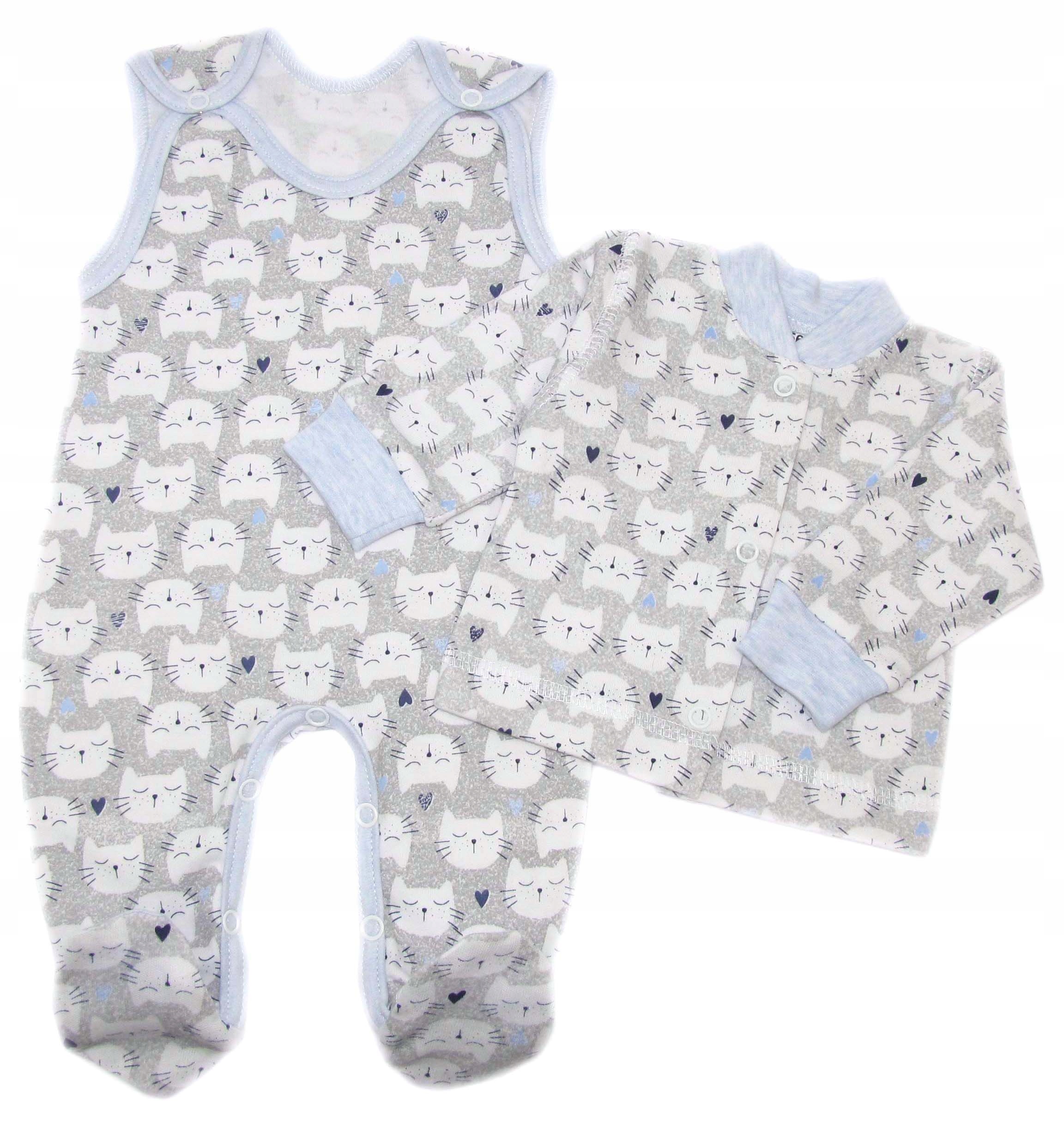 KOMPLET NIEMOWLĘCY ŚPIOCHY + KAFTANIK r.56 /16/