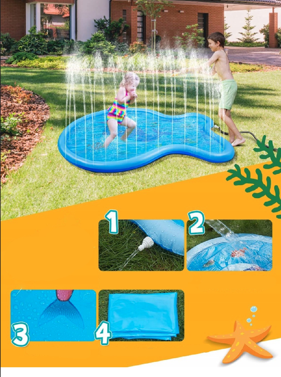 Basen ogrodowy ZRASZAJĄCY MATA WODNA 170cm EAN (GTIN) 5060698997186