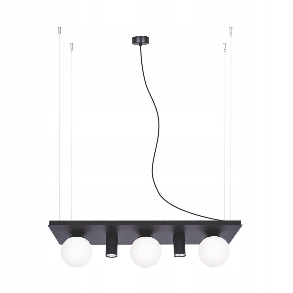 Závěsné svítidlo police bílé koule Plant Shelf